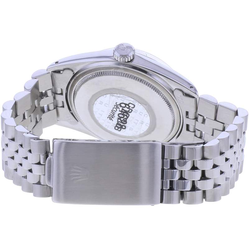 Montre d'occasion ROLEX DateJust 36 mixte automatique bracelet acier - vue 3