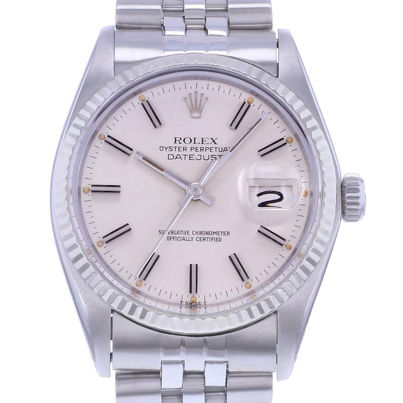 Montre d'occasion ROLEX DateJust 36 mixte automatique bracelet acier - vue D1