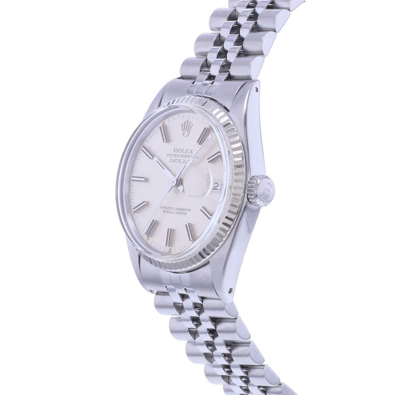 Montre d'occasion ROLEX DateJust 36 mixte automatique bracelet acier - vue D2