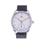 Montre d'occasion IWC Portugaise homme automatique bracelet cuir cresus - vue 1