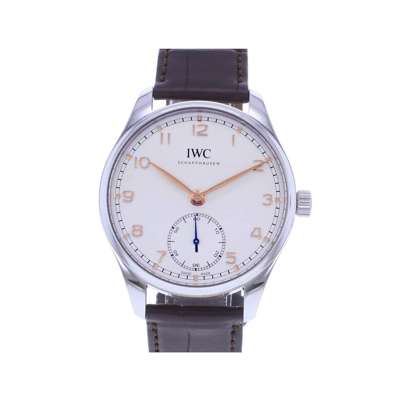 Montre d'occasion IWC Portugaise homme automatique bracelet cuir cresus - vue 1