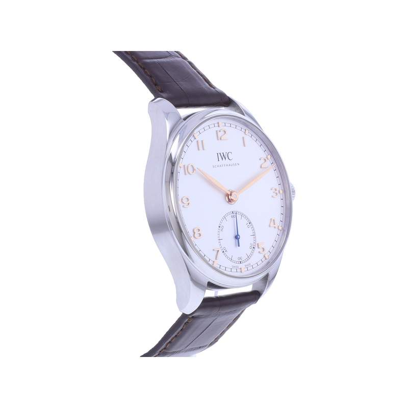 Montre d'occasion IWC Portugaise homme automatique bracelet cuir cresus - vue 2