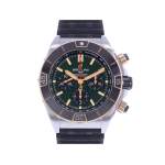 Montre d'occasion BREITLING Chronomat B01-44 homme mouvement automatique certifié (cosc) bracelet caoutchouc - vue 1