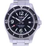 Montre d'occasion BREITLING SuperOcean Automatic homme mouvement automatique certifié (cosc) bracelet acier - vue D1