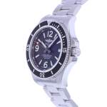 Montre d'occasion BREITLING SuperOcean Automatic homme mouvement automatique certifié (cosc) bracelet acier - vue D2