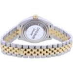 Montre d'occasion ROLEX DateJust Lady Index diamants femme mouvement automatique certifié (cosc) bracelet or jaune 750/000 et acier - vue 3