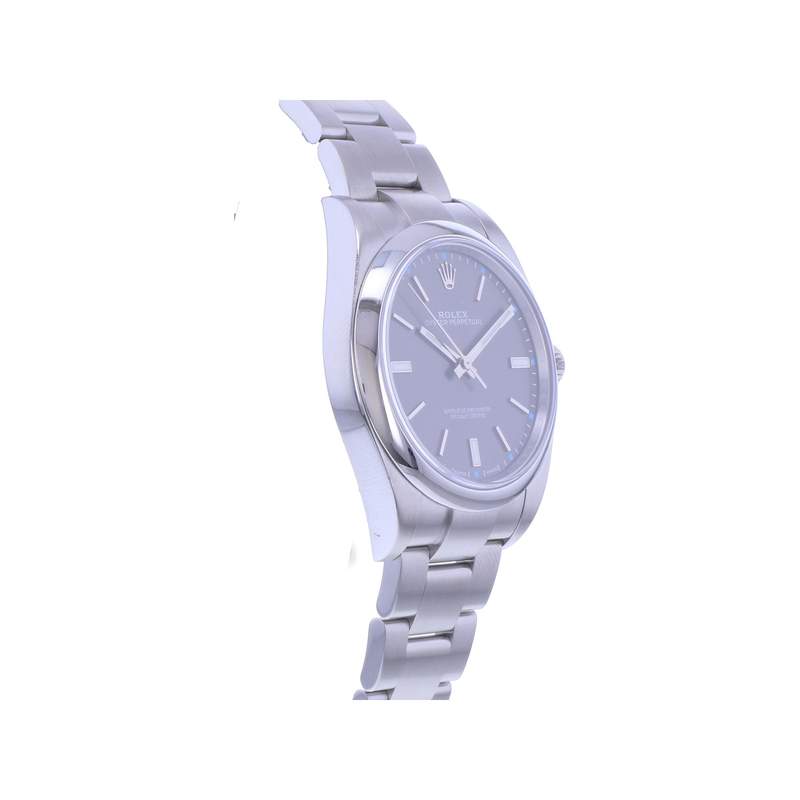 Montre d'occasion ROLEX Oyster Perpetual homme mouvement automatique certifié (cosc) bracelet acier - vue 2