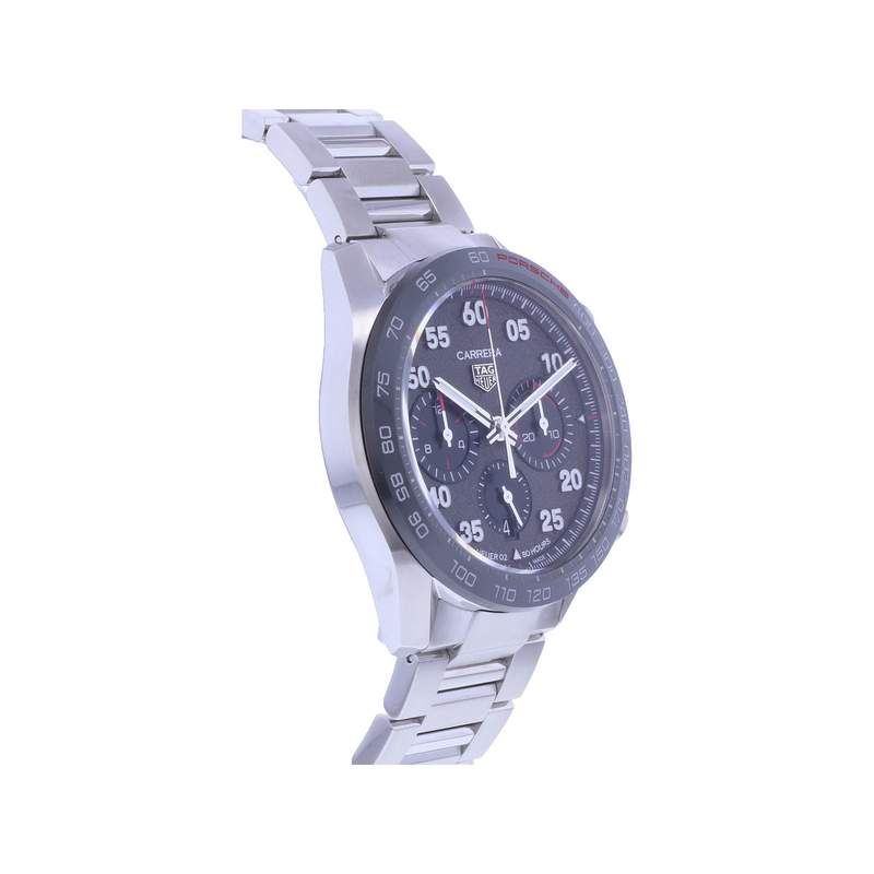 Montre d'occasion TAG HEUER Carrera Calibre Heuer 02 Porsche Edition homme automatique bracelet acier - vue 2