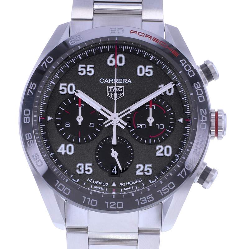 Montre d'occasion TAG HEUER Carrera Calibre Heuer 02 Porsche Edition homme automatique bracelet acier - vue D1