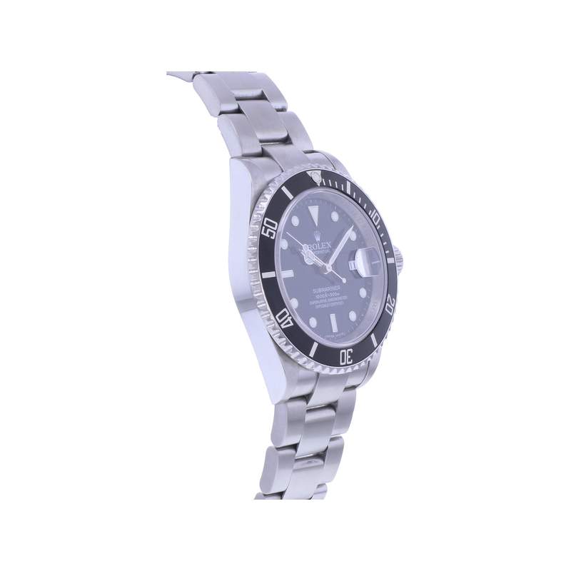 Montre d'occasion ROLEX Submariner Date homme mouvement automatique certifié (cosc) bracelet acier - vue 2