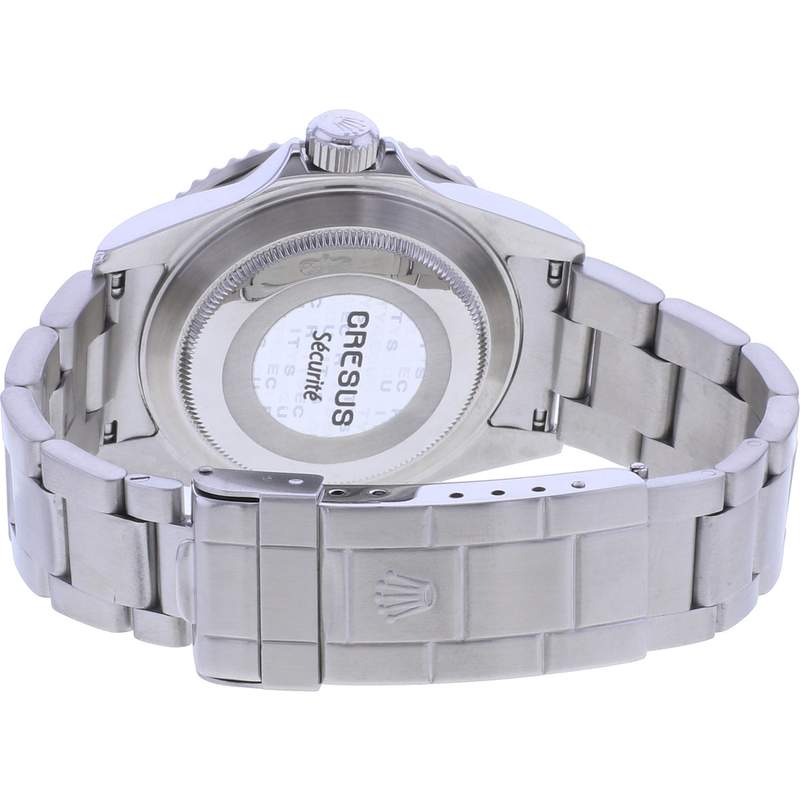 Montre d'occasion ROLEX Submariner Date homme mouvement automatique certifié (cosc) bracelet acier - vue 3