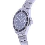 Montre d'occasion ROLEX Submariner Date homme mouvement automatique certifié (cosc) bracelet acier - vue D2