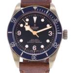 Montre d'occasion TUDOR Black Bay Bronze Edition Bucherer homme mouvement automatique certifié (cosc) bracelet cuir d'origine - vue D1