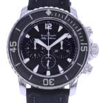 Montre d'occasion BLANCPAIN Fifty Fathoms Chronographe Flyback homme automatique bracelet textile - vue D1