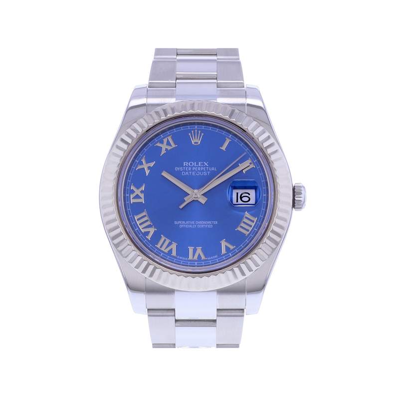 Montre d'occasion ROLEX DateJust II homme mouvement automatique certifié (cosc) bracelet acier - vue 1
