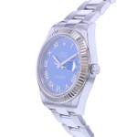 Montre d'occasion ROLEX DateJust II homme mouvement automatique certifié (cosc) bracelet acier - vue D2