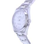 Montre d'occasion ROLEX DateJust 36 mixte mouvement automatique certifié (cosc) bracelet acier - vue D2