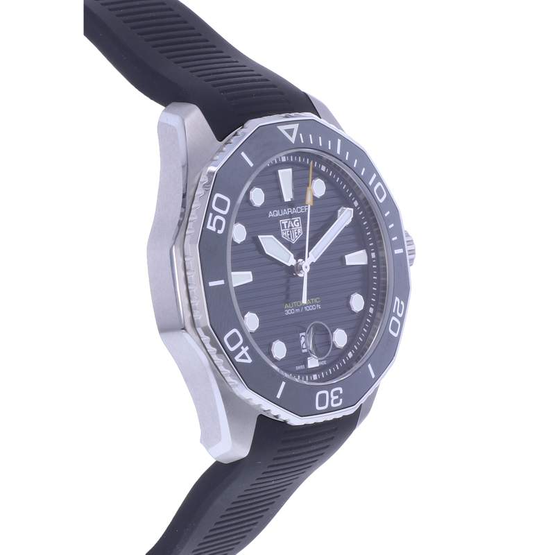 MONTRE TAG HEUER AQUARACER BRACELET CAOUTCHOUC NOIR - vue 2