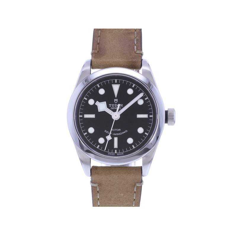 Montre d'occasion TUDOR Black Bay 36 homme automatique bracelet cuir - vue 1