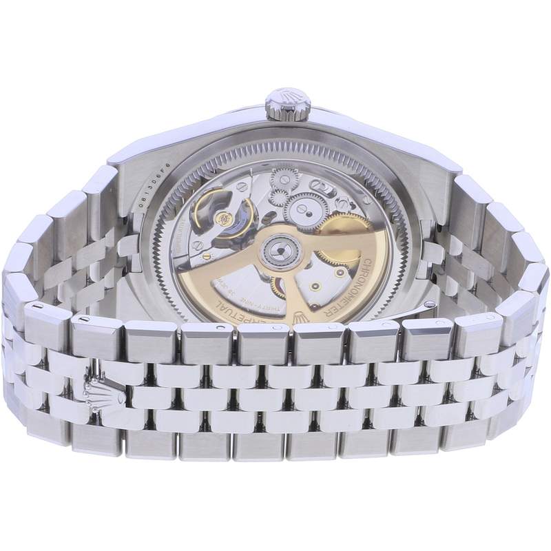 Montre d'occasion ROLEX Land-Dweller 40 homme mouvement automatique certifié (cosc) bracelet acier - vue 3