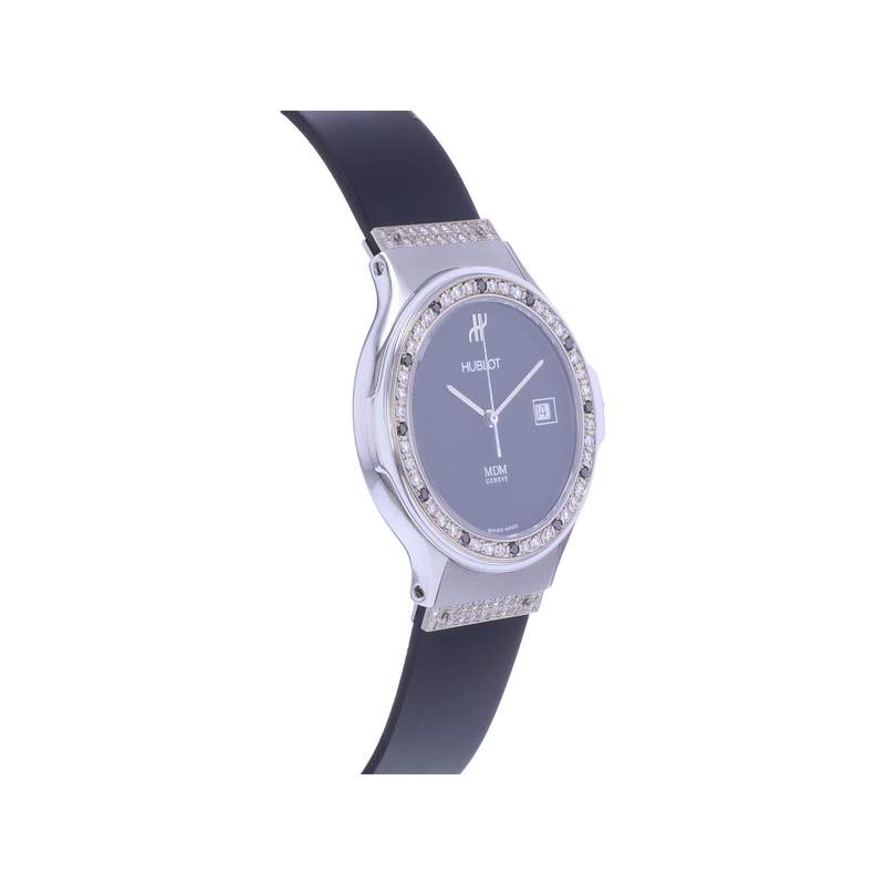 Montre d'occasion HUBLOT Classic MDM mixte quartz bracelet caoutchouc - vue 2