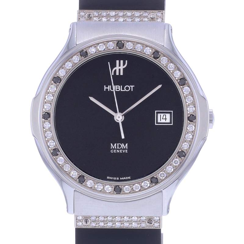 Montre d'occasion HUBLOT Classic MDM mixte quartz bracelet caoutchouc - vue D1