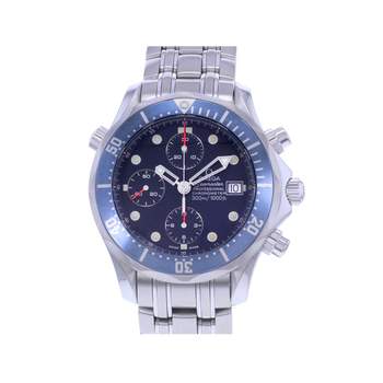 Montre d'occasion OMEGA Seamaster 300 Diver homme mouvement automatique certifié (cosc) bracelet acier