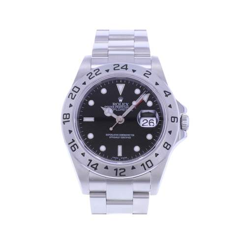 Montre d'occasion ROLEX Explorer II homme mouvement automatique certifié (cosc) bracelet acier