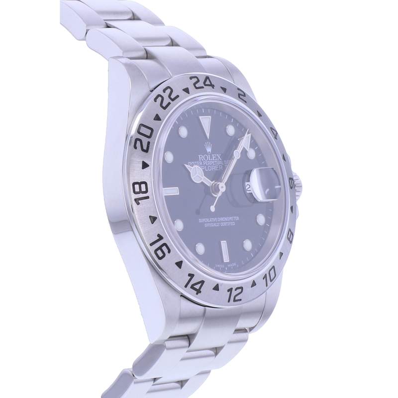 Montre d'occasion ROLEX Explorer II homme mouvement automatique certifié (cosc) bracelet acier - vue 2