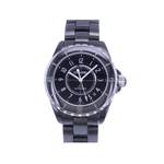 Montre d'occasion CHANEL J12 38 mm femme automatique bracelet céramique - vue 1