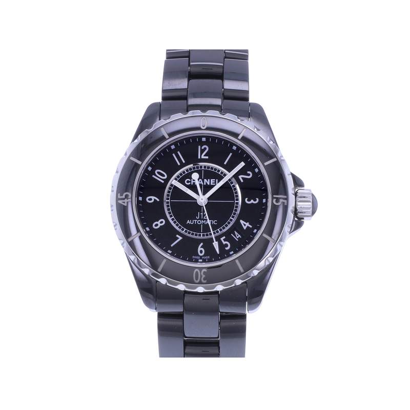 Montre d'occasion CHANEL J12 38 mm femme automatique bracelet céramique - vue 1