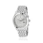 Montre MATY GM automatique chronographe cadran gris bracelet acier - vue 1