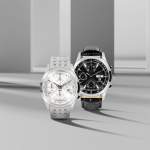 Montre MATY GM automatique chronographe cadran gris bracelet acier - vue D3